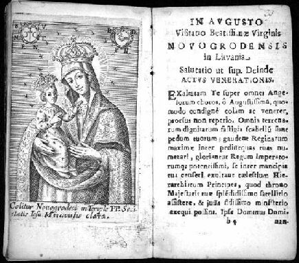     (  ).   Methodus peregrinationis menstruae Marianae proposita a p. Ioanne Drews Societatis Iesu, anno M. DC. LXXXIV.  Vilnae: Typis Academicis, [1684].